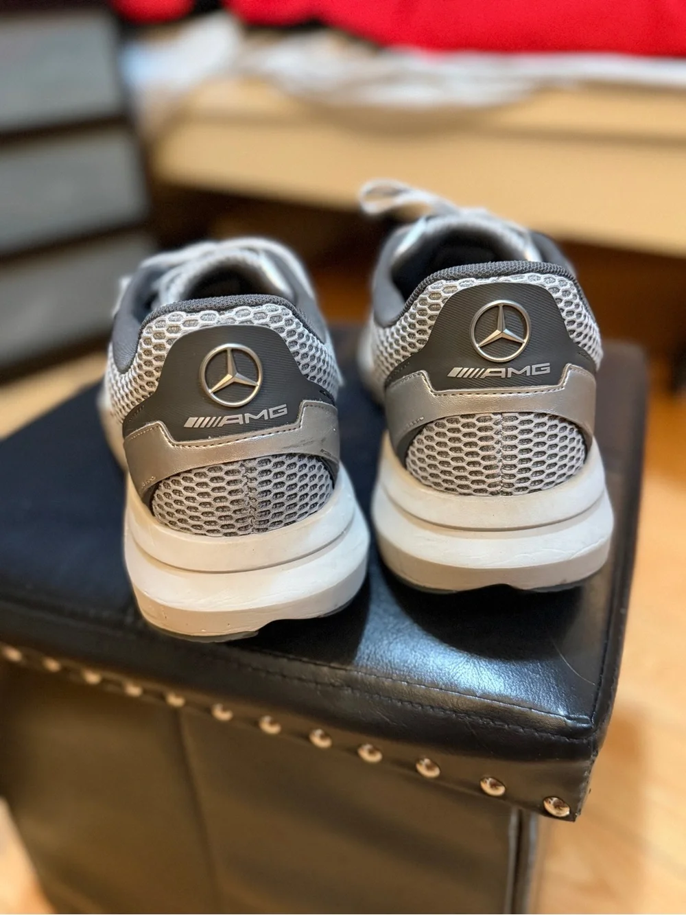 adidas Lightblaze Men's Metallic Silver Running Sneakers